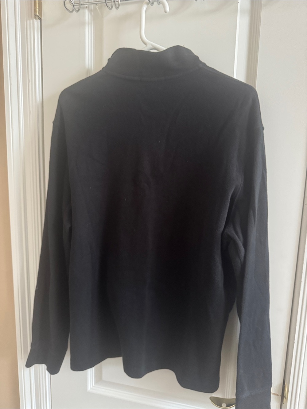 Polo by Ralph Lauren Black Quarter-Zip Sweater with Pony Logo - Picture 8 of 8